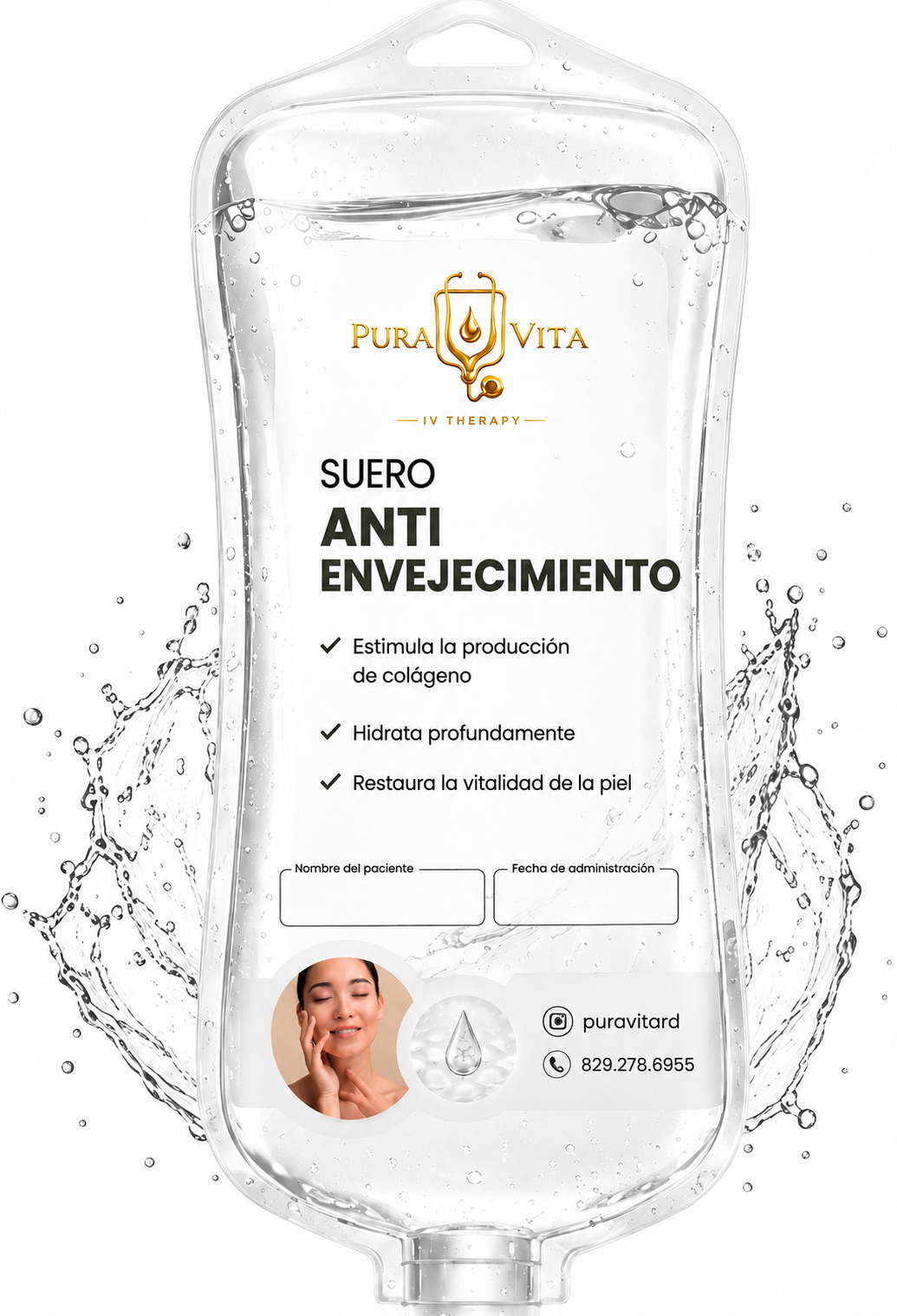 Suero Antienvejecimiento — Pura Vita IV Therapy