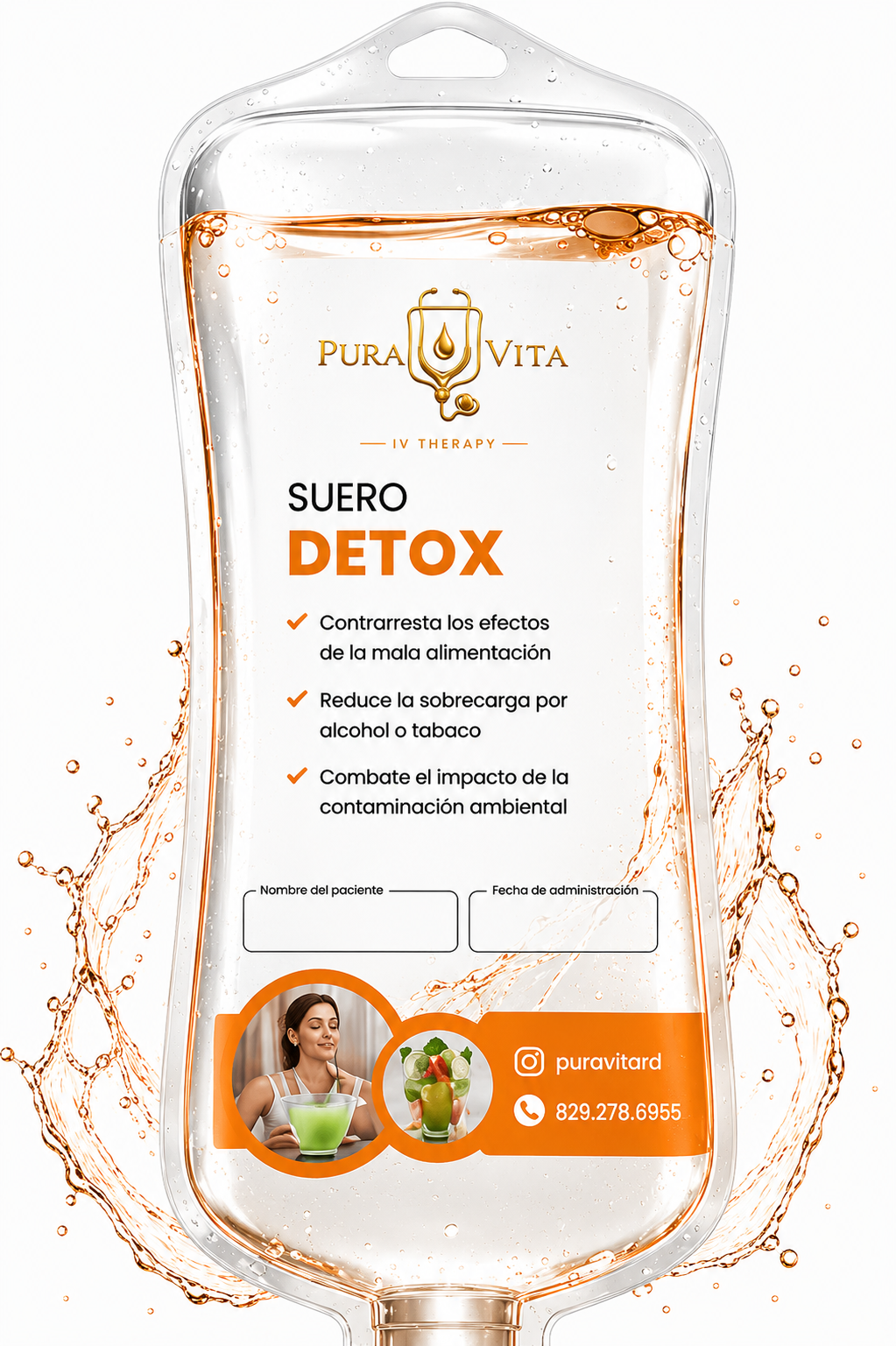 Suero Detox — Pura Vita IV Therapy