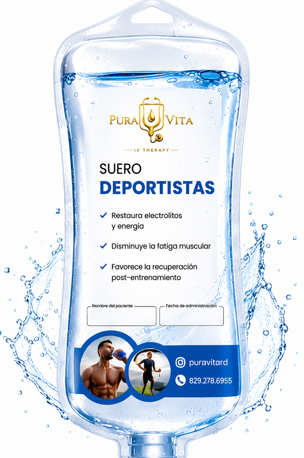 Suero Hulk — Pura Vita IV Therapy