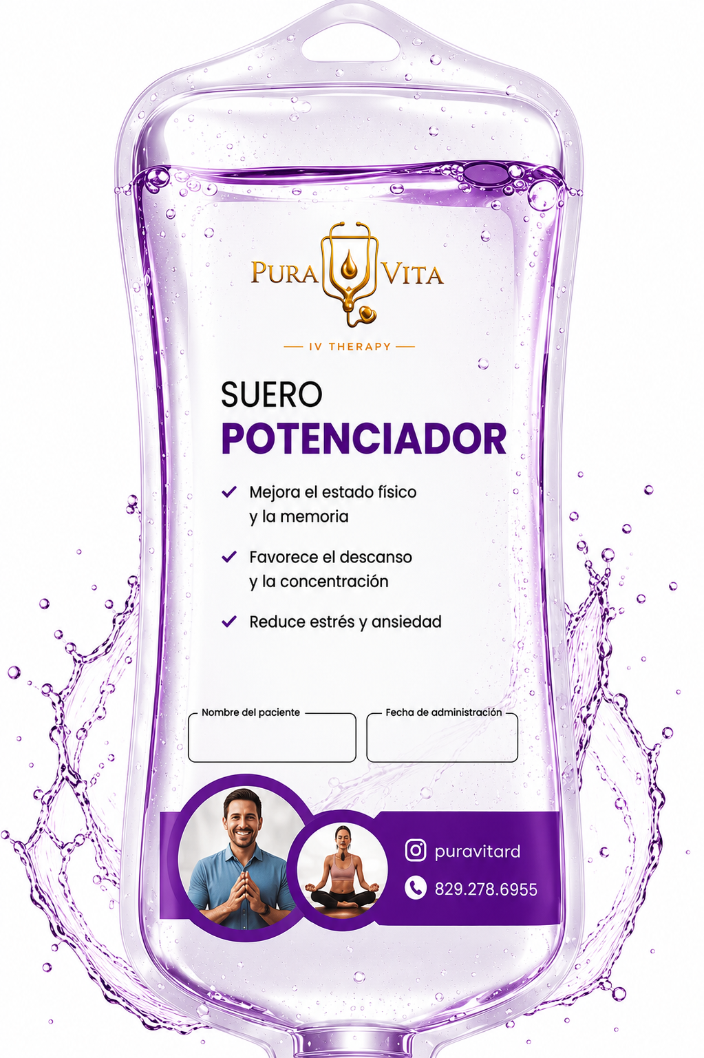 Suero Potenciador — Pura Vita IV Therapy